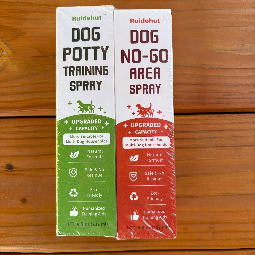 NWT Free w/Purchase Dog Potty Training and No Go Spray Bottles